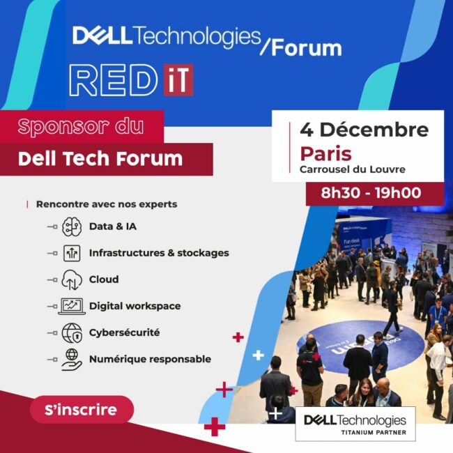 dell-tech-forum-red-linkedin invitation au dell tech forum 2025 à Paris